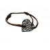 Bracelet Pendant WHITE GOLD "Heart" Large...ON SALE!
